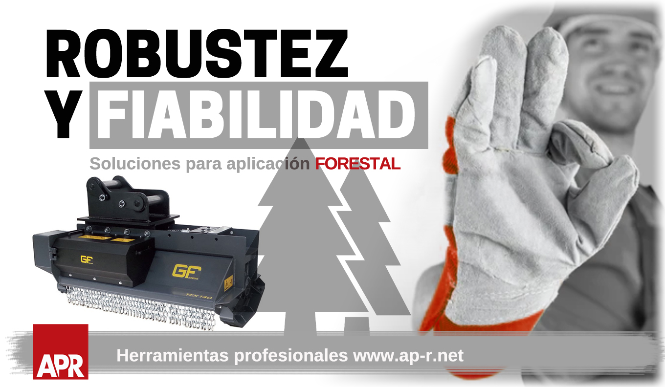 Maquinaria e implementos para aplicación forestal