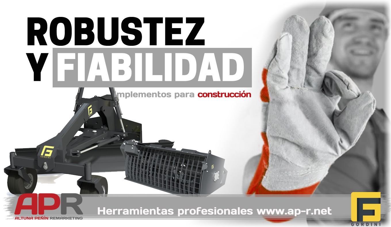 Implementos para maquinaria de construcción