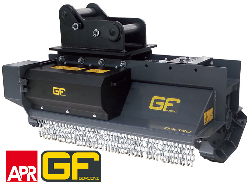 Desbrozadora forestal para excavadora