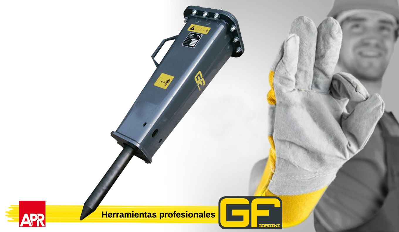 Martillo hidráulico para minicargadoras y excavadoras